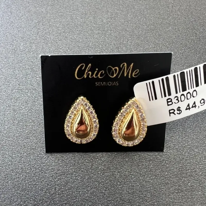 BRINCO  GOTA ZIRCONIA