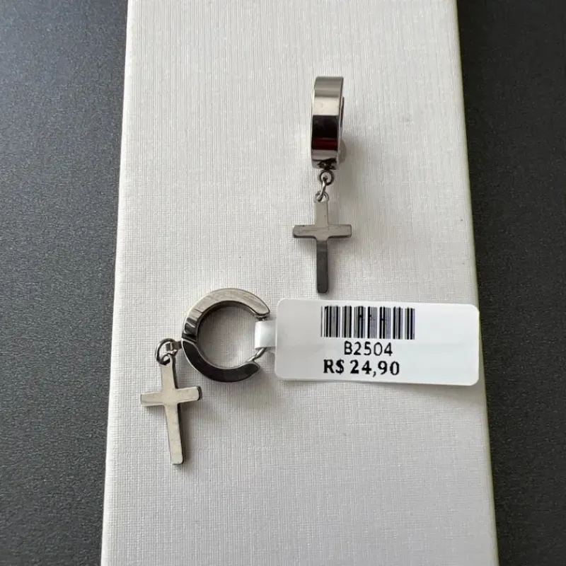 BRINCO MASC ARG DIV /PIERCING AÇO