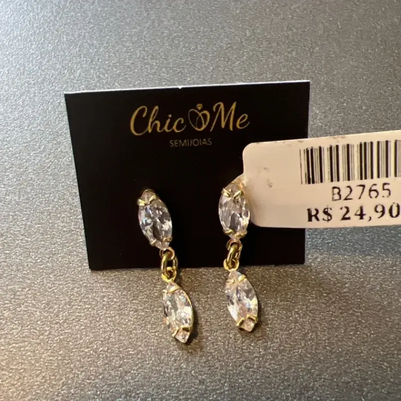 BRINCO NAVETE PEDRAS