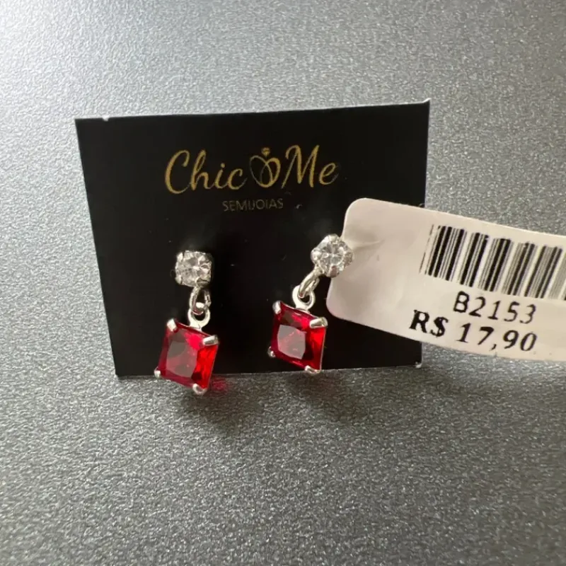 BRINCO PEDRA GOTA PEDRA