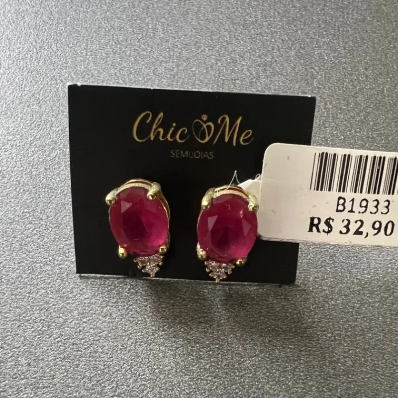 BRINCO PEDRA RED