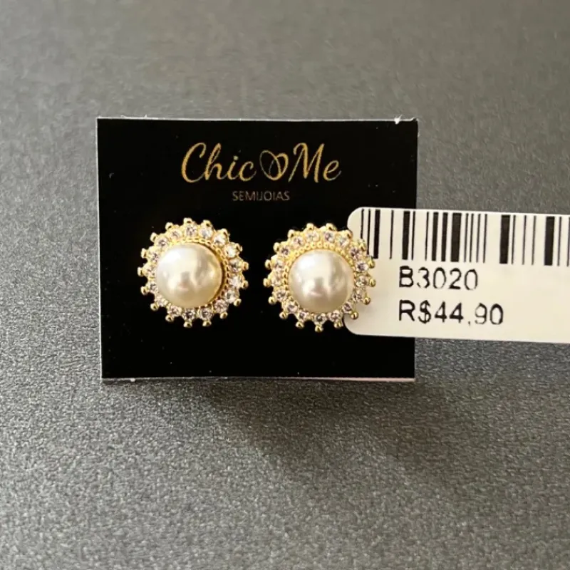 BRINCO RED PEROLA ZIRCONIAS