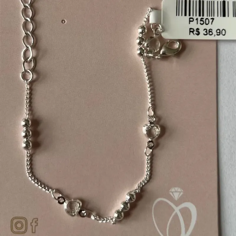 PULSEIRA BOLINHAS CORAÇÃO