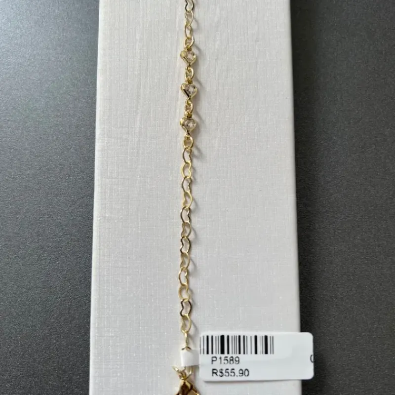 PULSEIRA CORAÇÕES VAZADO TRES COR