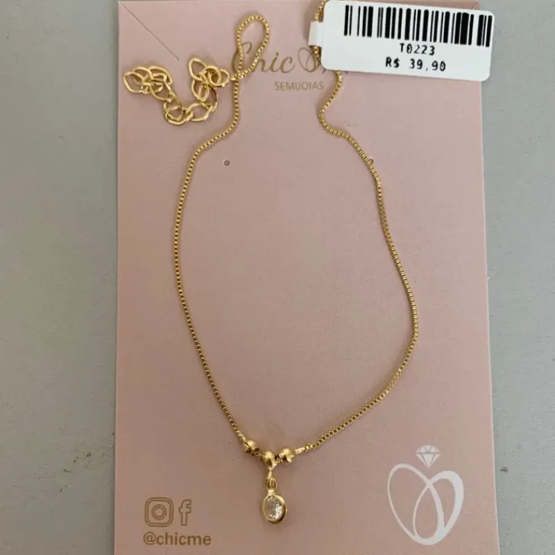 TORNOZELEIRA BOLAS PEDRA