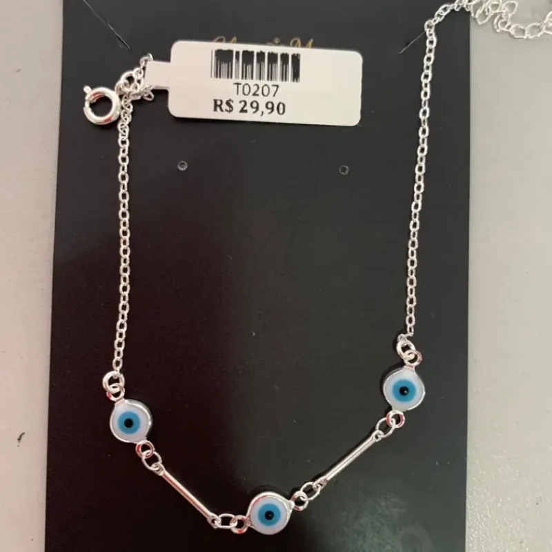 TORNOZELEIRA DIVERSAS PRATA