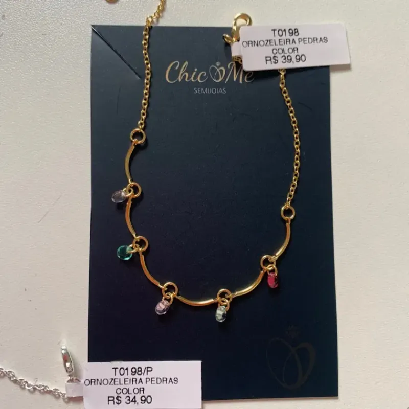 TORNOZELEIRA PEDRAS COLOR