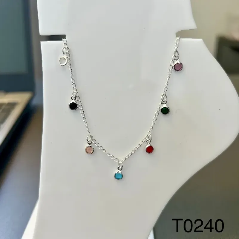 TORNOZELEIRA PEDRAS COLOR