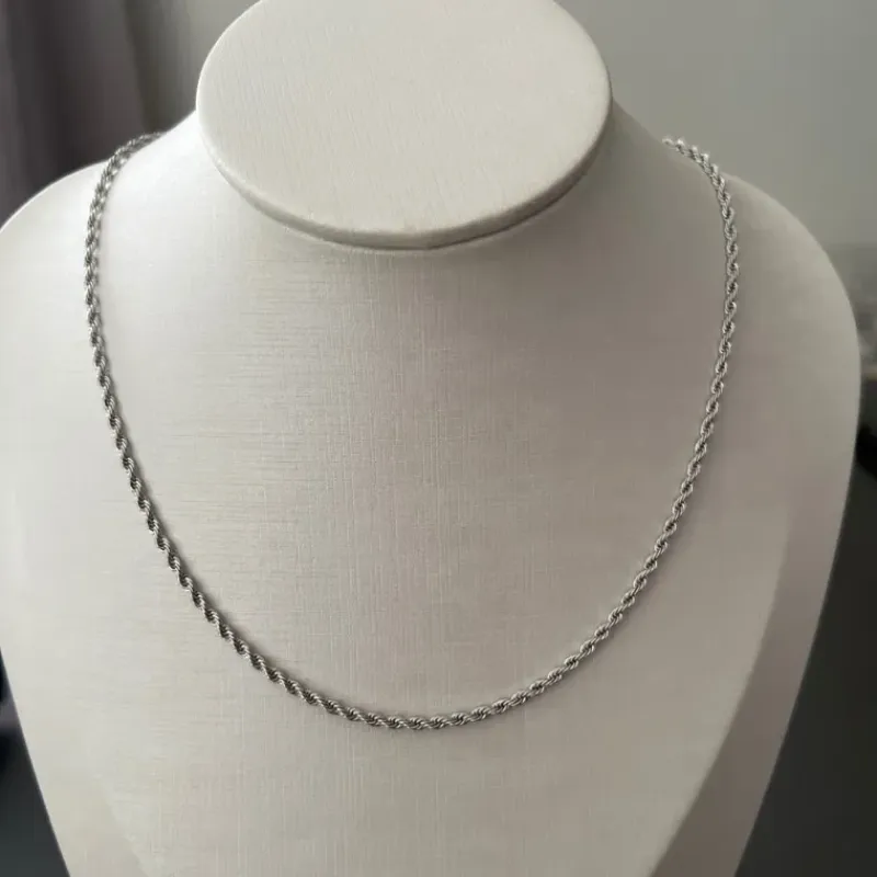 COLAR CORDAO BAIANO AÇO INOX