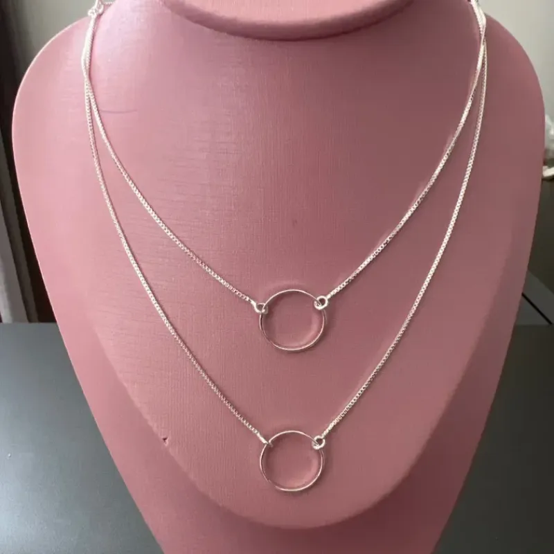 COLAR DUPLO CIRCULO