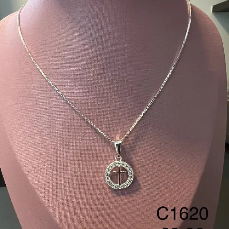 CORRENTE CRUCIFIXO ZIRCONIAS