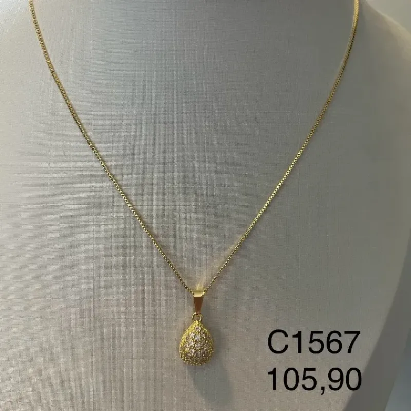 CORRENTE GOTA ZIRCONIAS