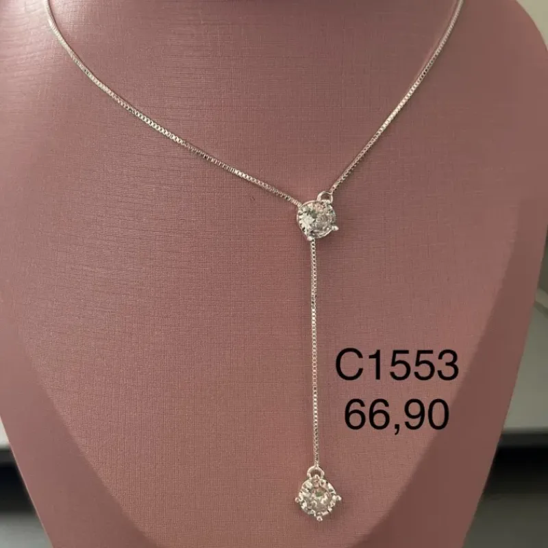 CORRENTE GRAVATINHA PEDRA