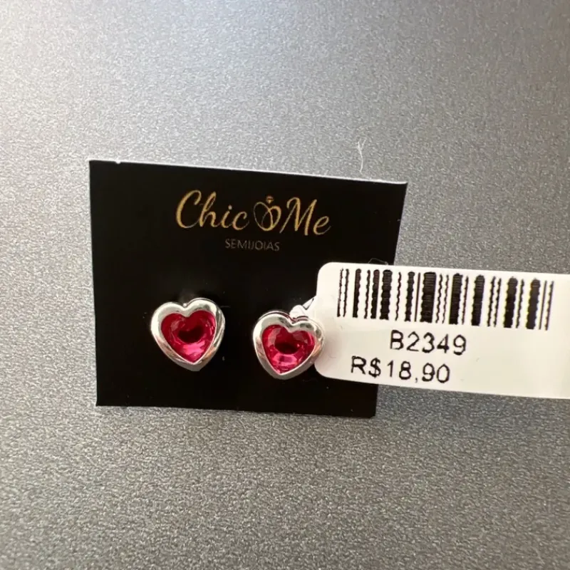 BRINCO CORAÇÃO PEDRA