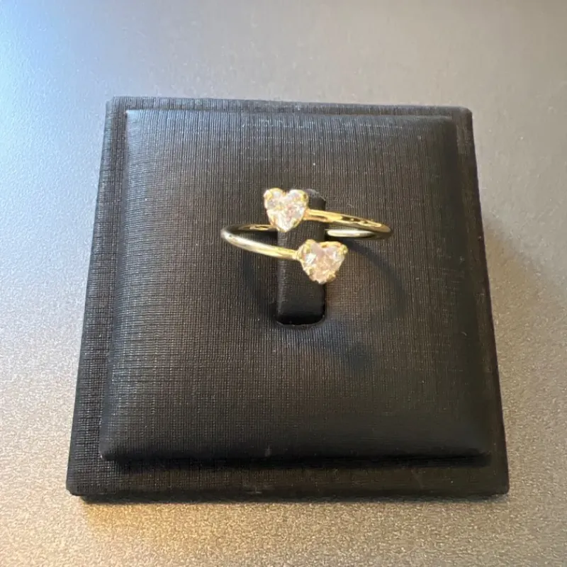 A1009 ANEL DOIS CORAÇÕES