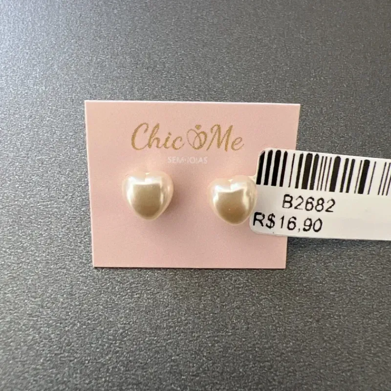 BRINCO CORAÇÃO PEROLADO