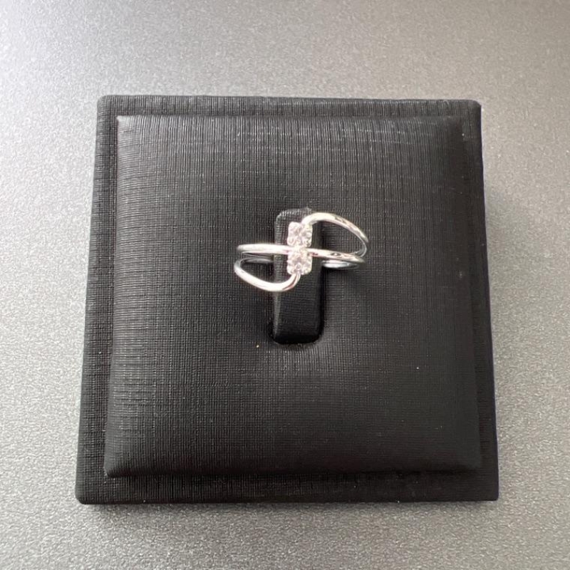 A0977 ANEL FALANGE DUPLO PEDRA