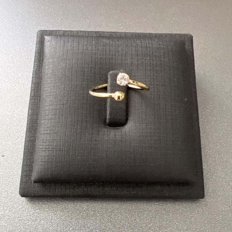 A0986 ANEL FALANGE DUPLO PEDRA