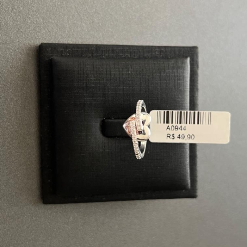 ANEL CORAÇÃO ZIRCONIAS