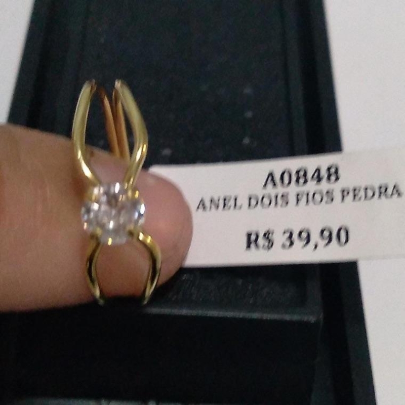 ANEL DOIS FIOS PEDRA