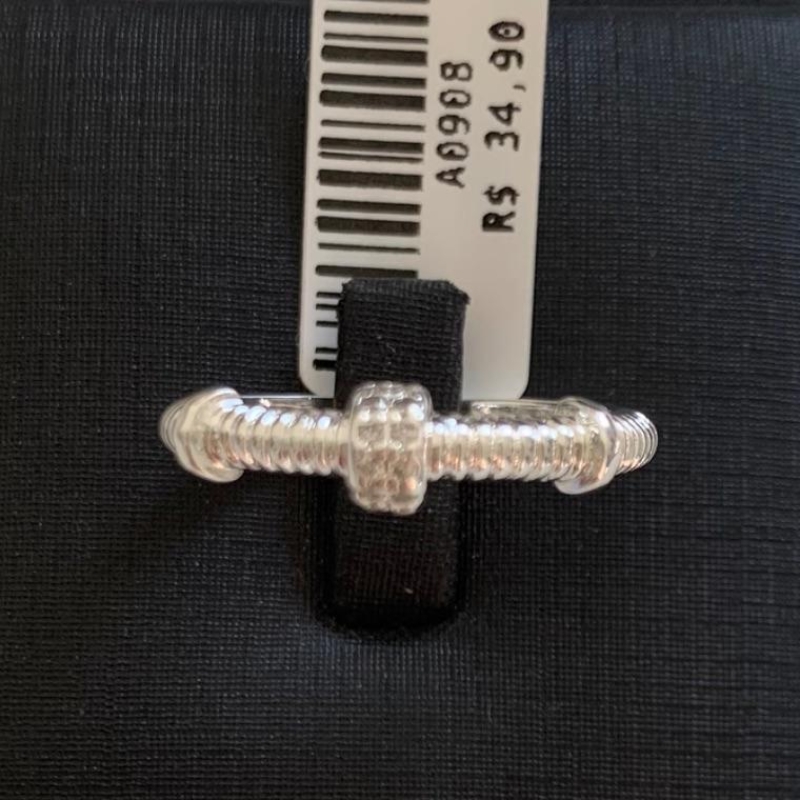 ANEL ESTILO [ T:23 - B:Prata -  ]