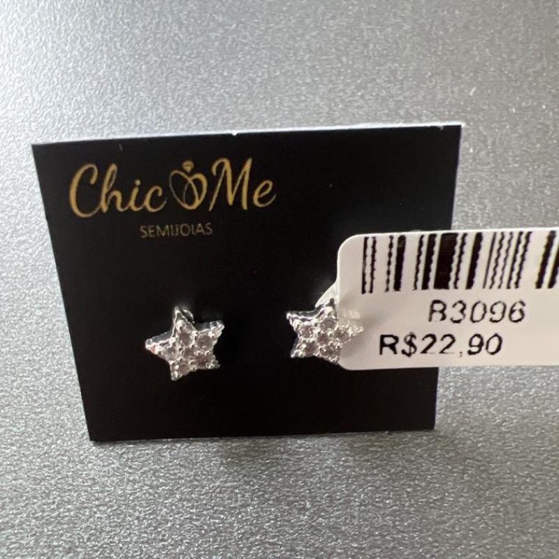B3096 BRINCO ESTRELA ZIRCONIAS
