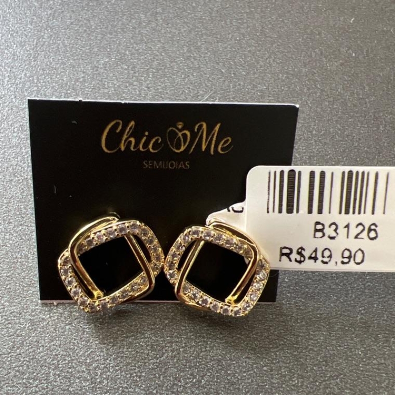 B3126 BRINCO LUXO ZIRCONIAS