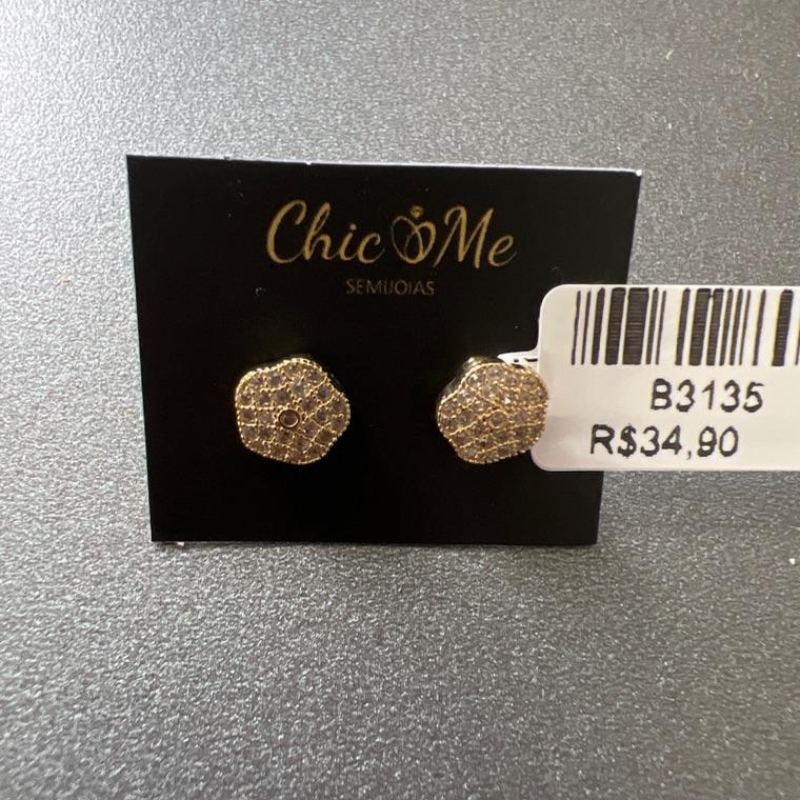 B3135 BRINCO TREVO ZIRCONIAS