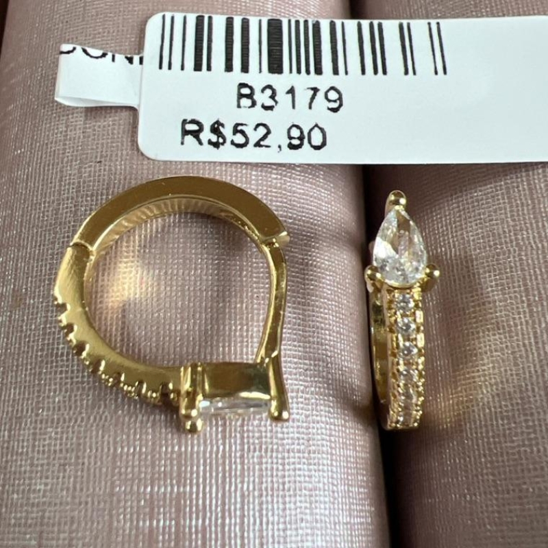 B3179 BRINCO ARGOLA ZIRCONIA