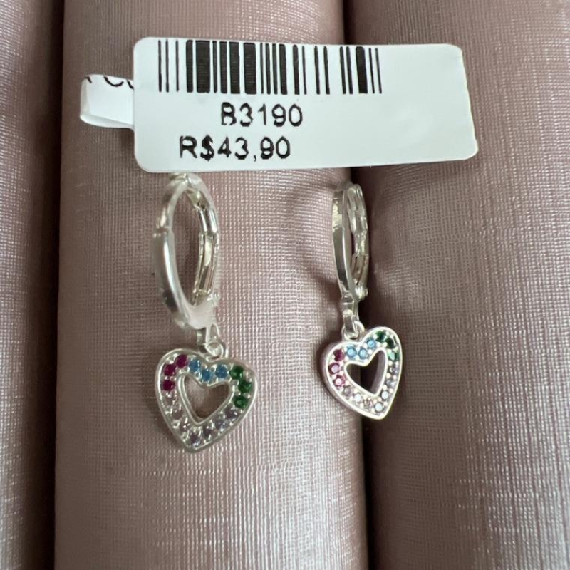 B3190 BRINCO ARGOLINHA CORAÇÃO