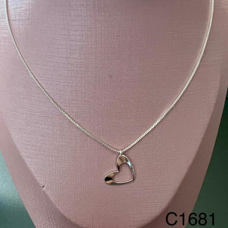 C1681 CORRENTE CORAÇÃO VAZ