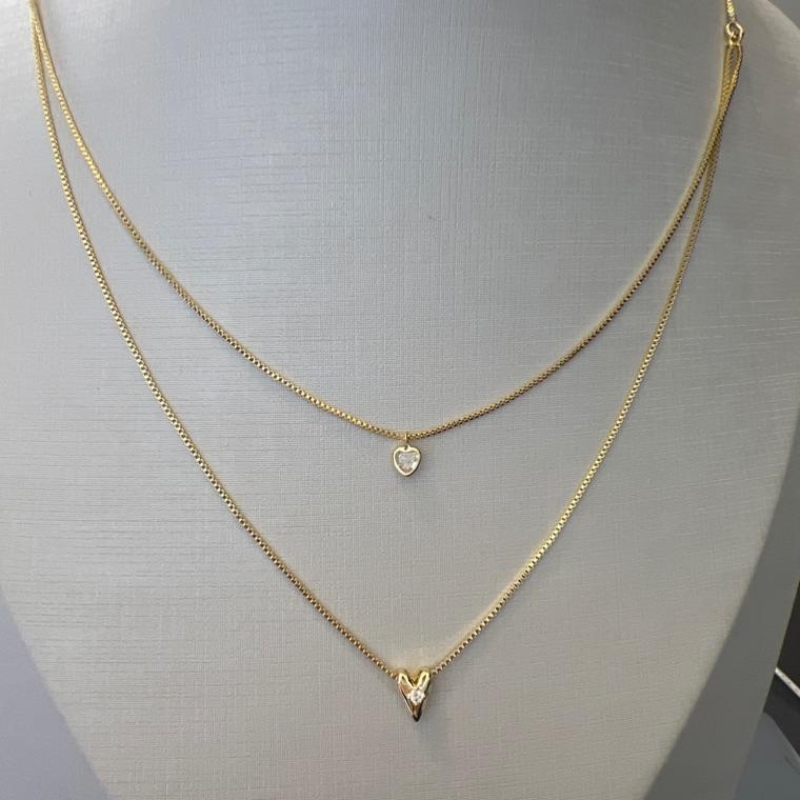 C1694 CORRENTE DUPLA CORAÇÃO