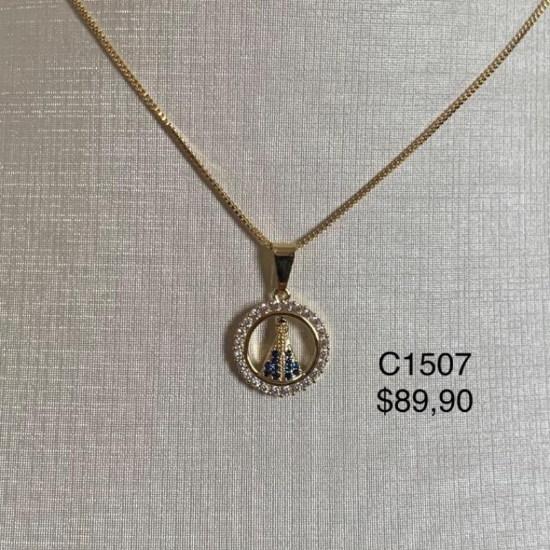 CORRENTE NOSSA SENHORA ZIRCONIAS