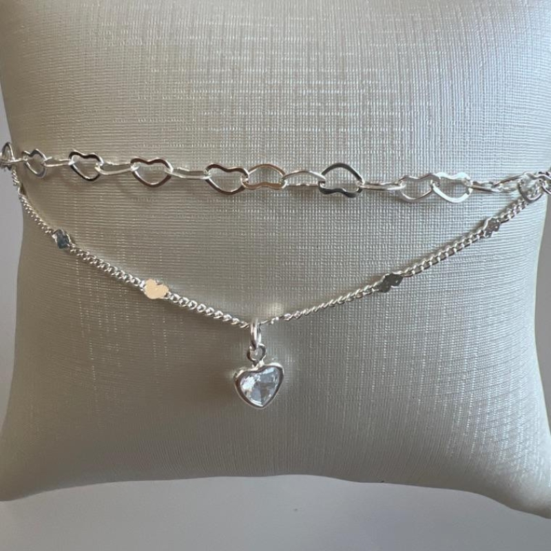 P1727 PULSEIRA DUPLA CORAÇOES