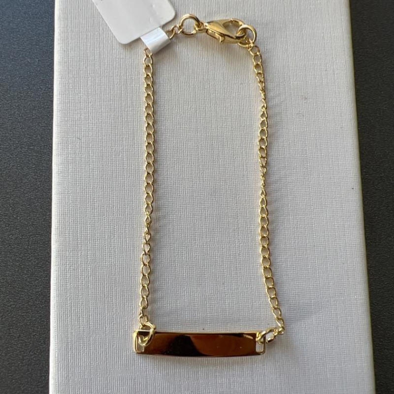 PULSEIRA PLAQUINHA INFANTIL