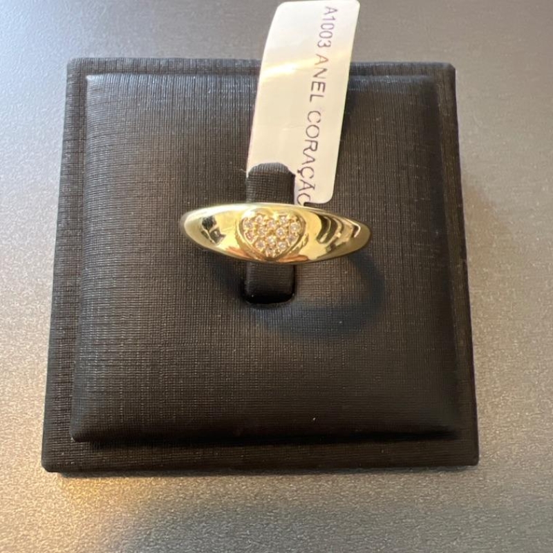 A1003 ANEL CORAÇÃO ZIRCONIAS