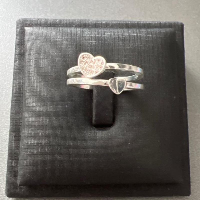 A1017 ANEL DUPLO CORAÇÃO