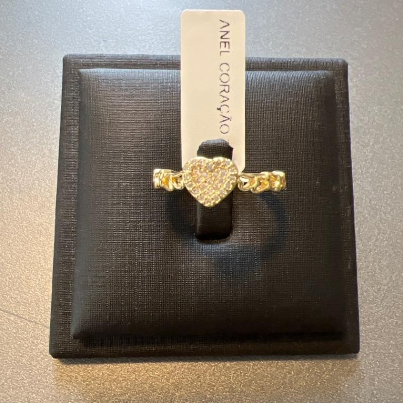 ANEL CORAÇÃO ZIRCONIAS