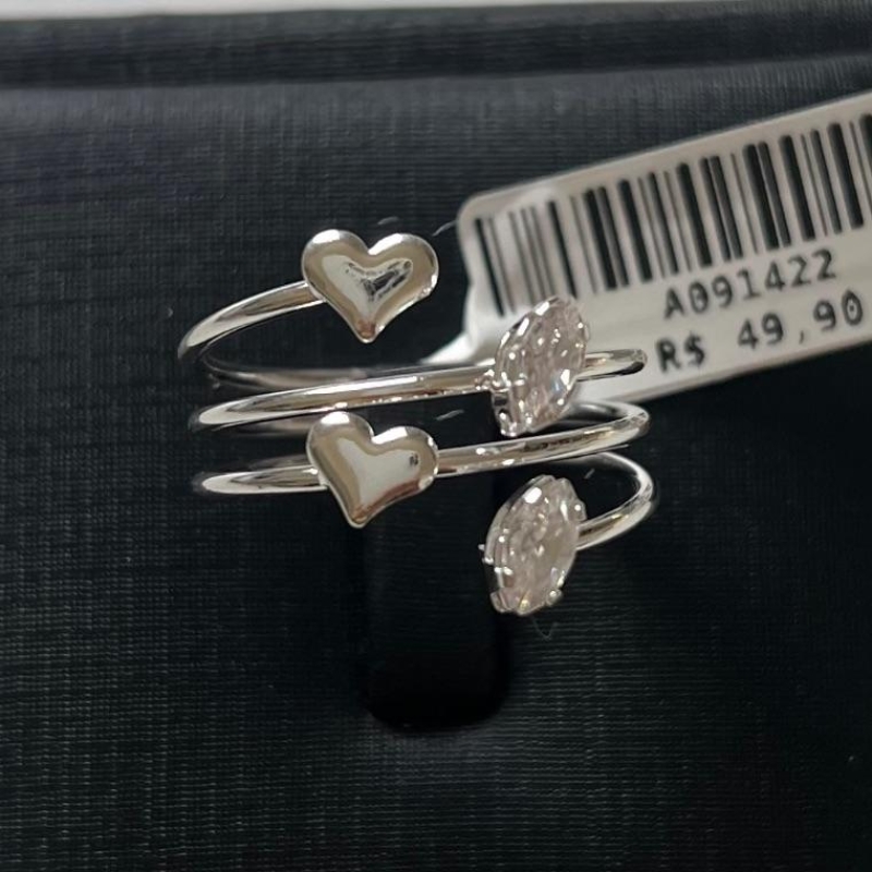 ANEL QUATRO FIOD PEDRA