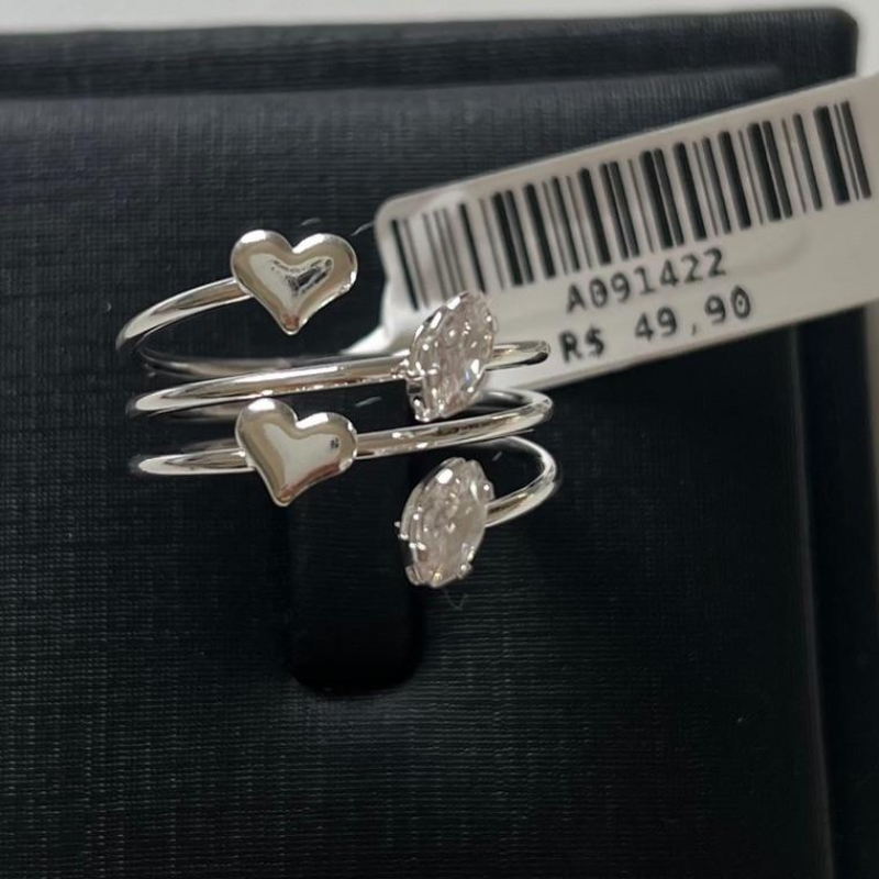 ANEL QUATRO FIOD PEDRA