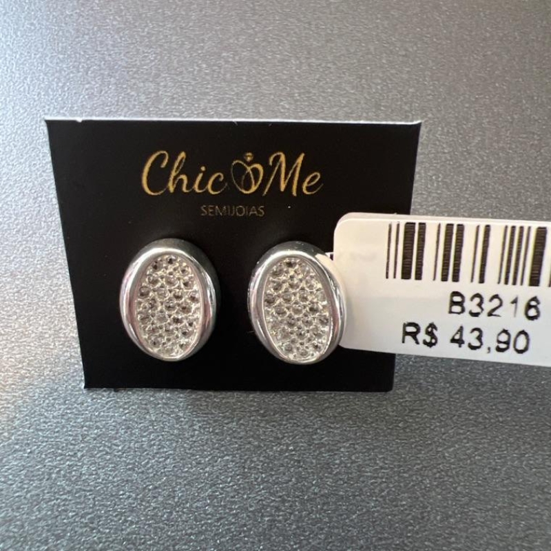 B3216 BRINCO OVAL ZIRCONIAS