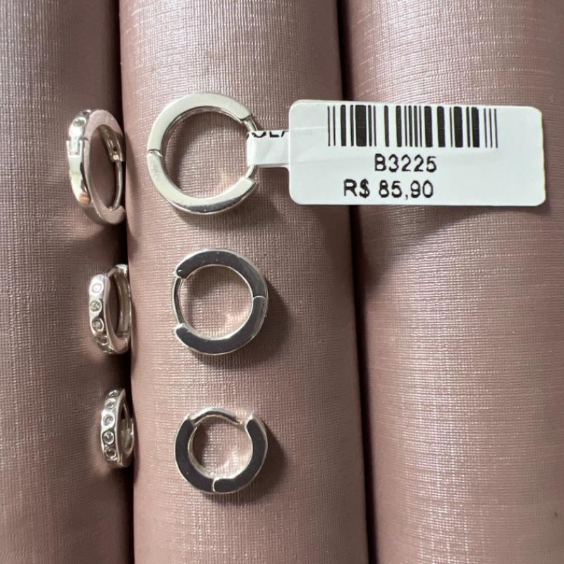 B3225 BRINCO TRIO ARGOLA ZIRCONIAS