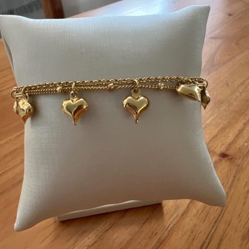 PULSEIRA DUPLA CORAÇÕES