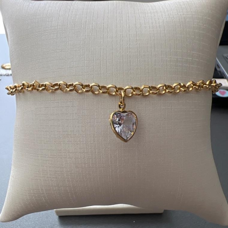 PULSEIRA ELO PORTUGUES PINGENTE