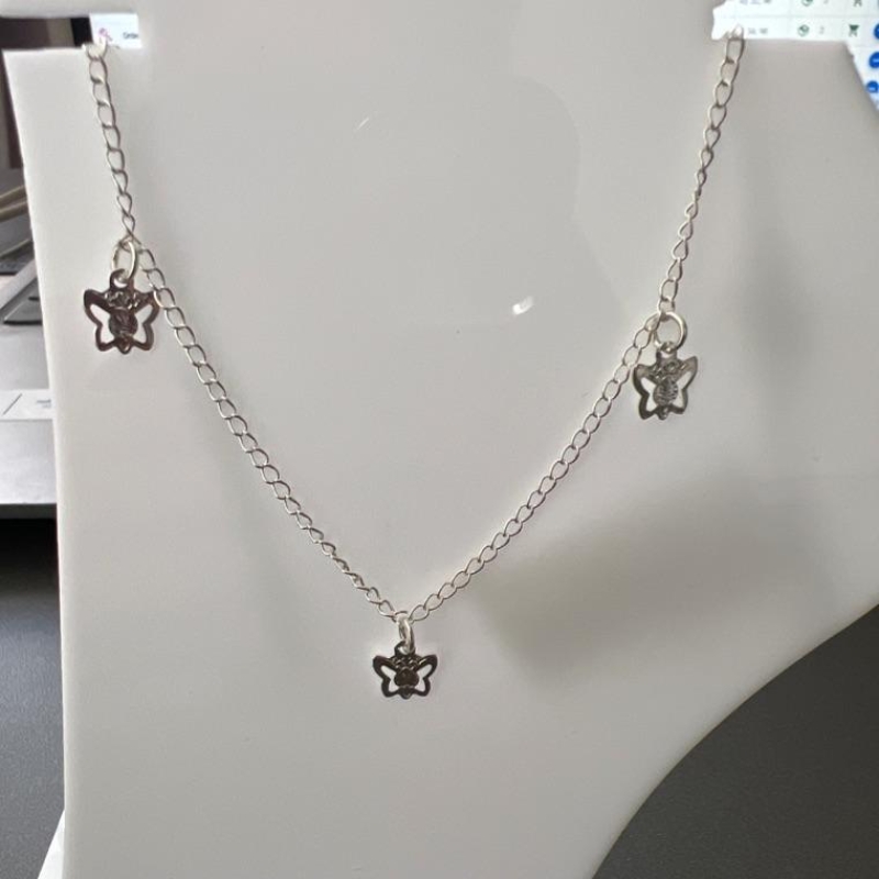 T0259 TORNOZELEIRA BORBOLETAS