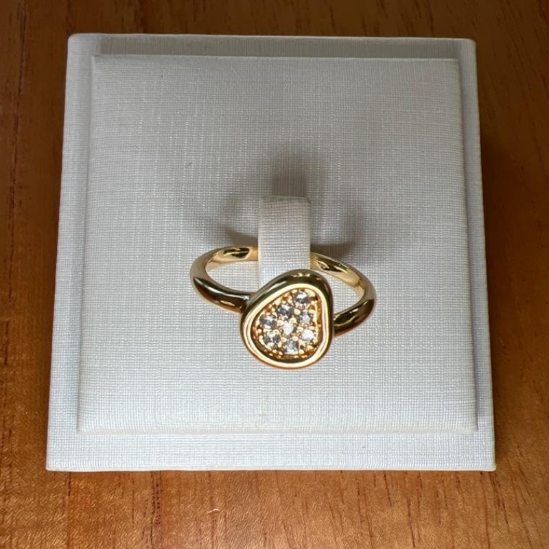 A1066  14 ANEL MINIMALISTA ZIRCONIASS