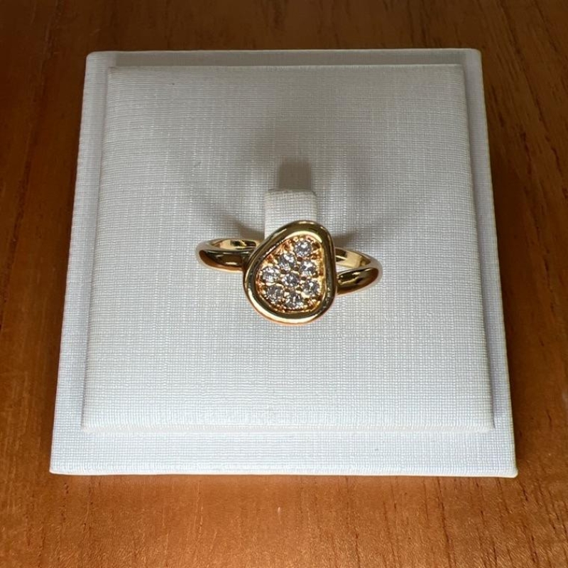 A1066  21 ANEL MINIMALISTA ZIRCONIASS