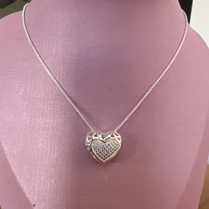 C1783 CORRENTE CORAÇÃO ZIRCONIAS