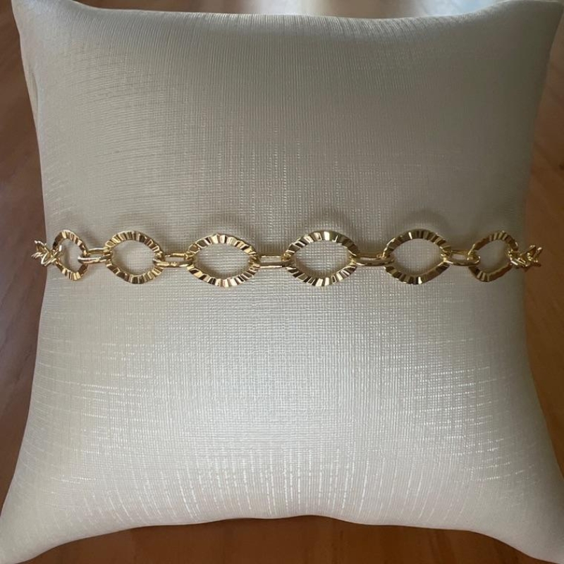 P1804 PULSEIRA ELOS DIAMANTADOS