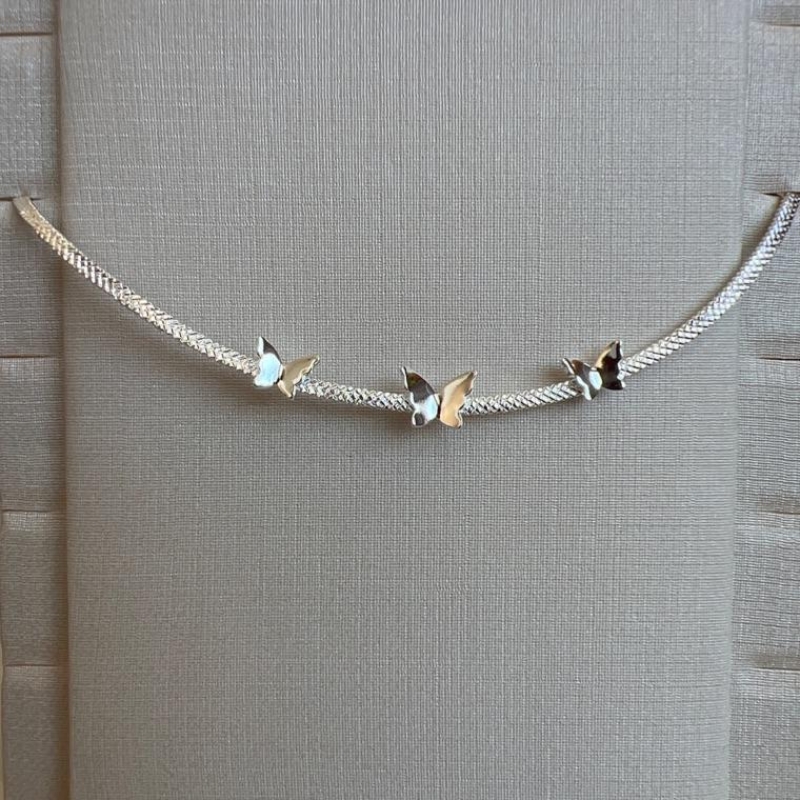 P1816 PULSEIRA MANTA BORBOLETAS